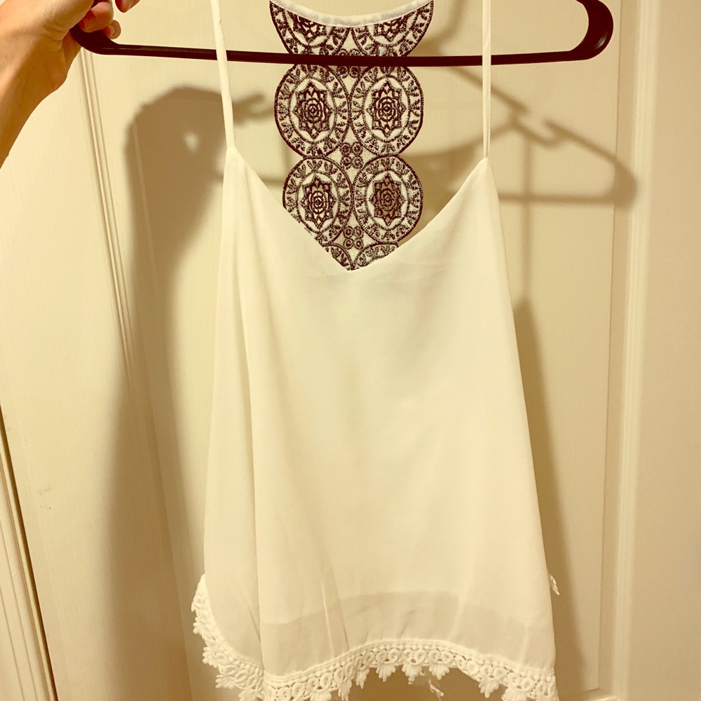 Spaghetti strap tank top